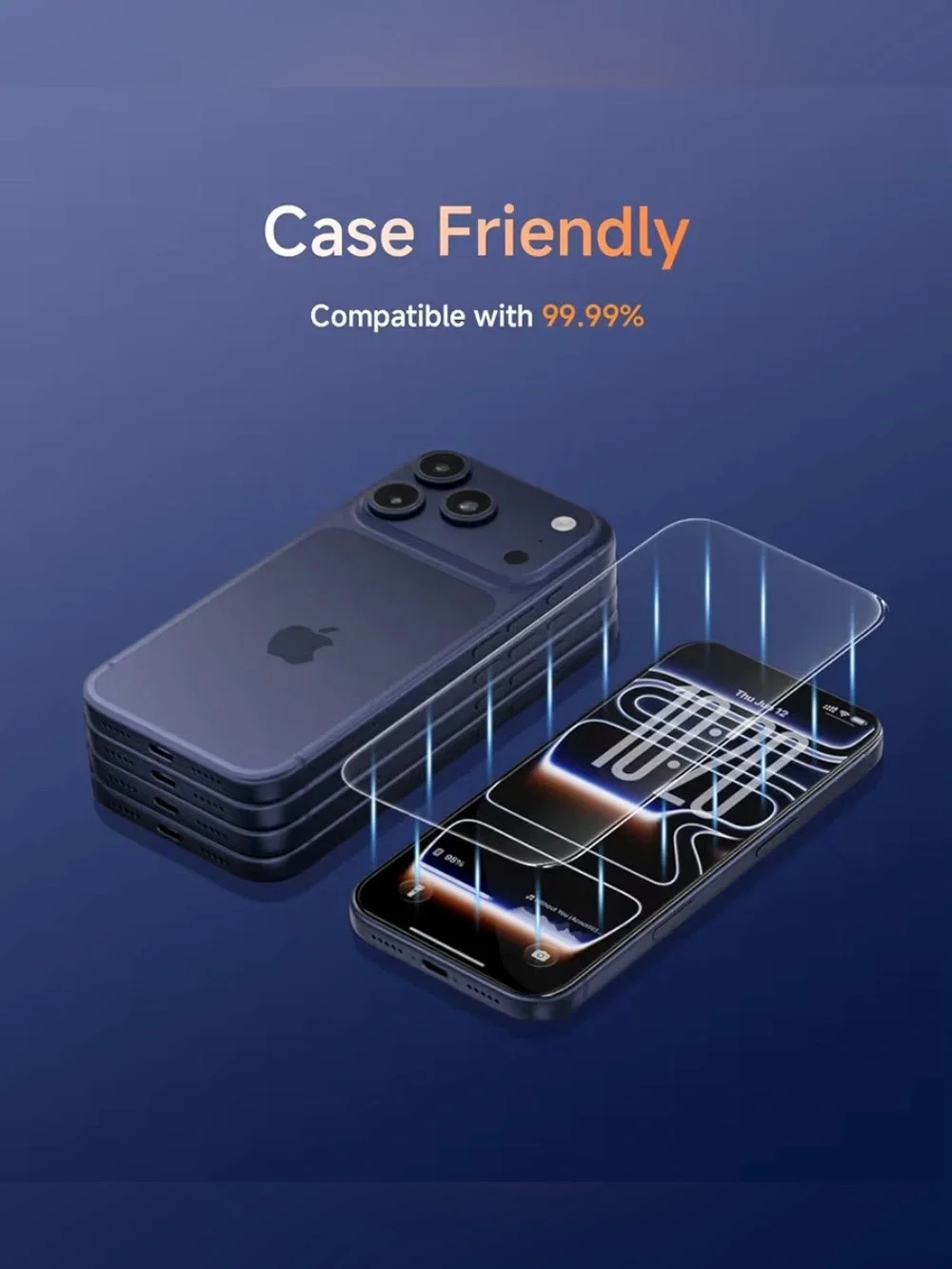 3 Pack for iphone 17 Pro Max Screen Protector